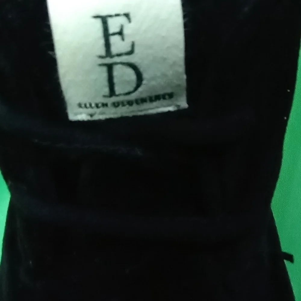 𝅺ELLEN Degeneres Black Velvet Ankle Boots Kids Size 11